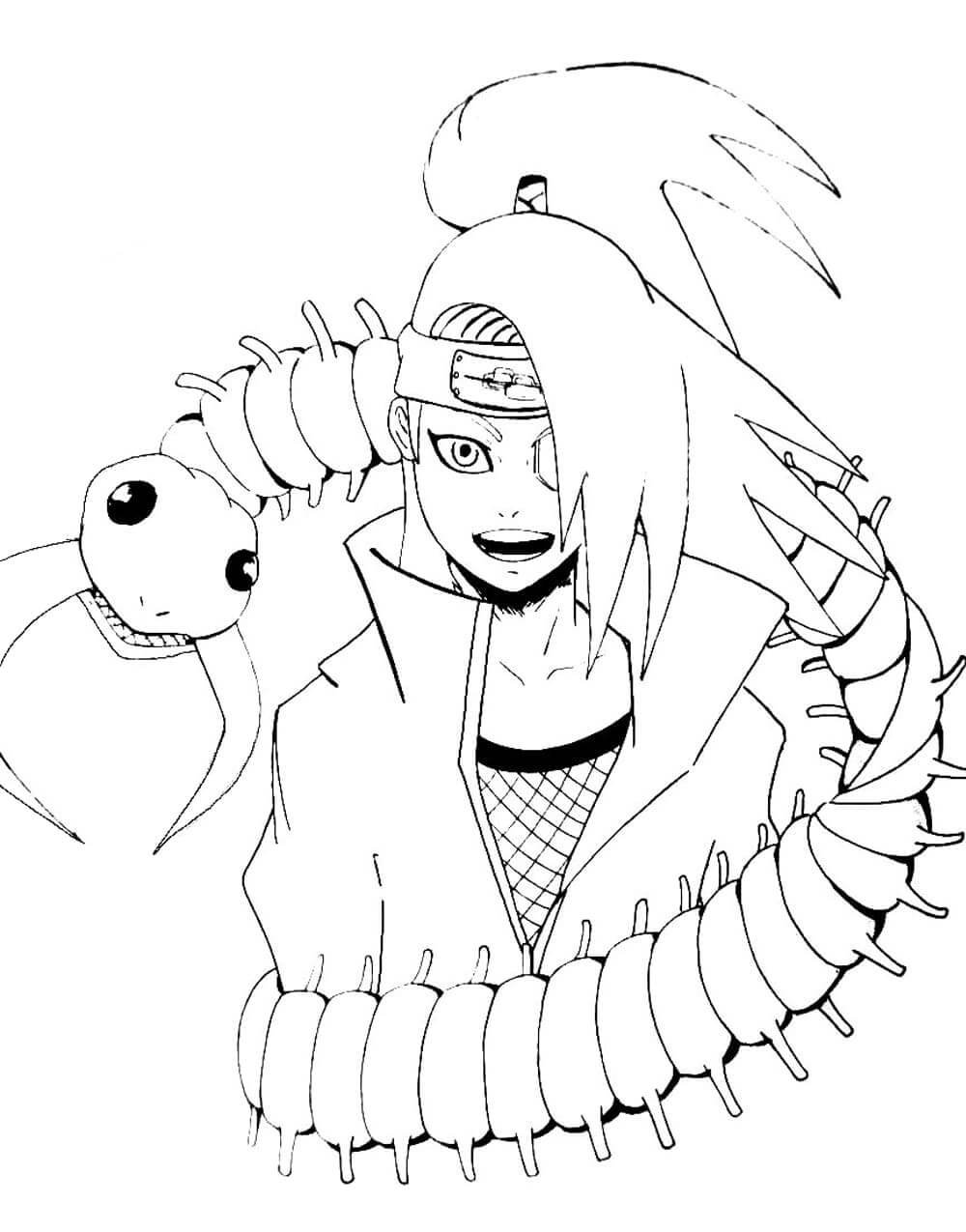 Deidara and the Centipede