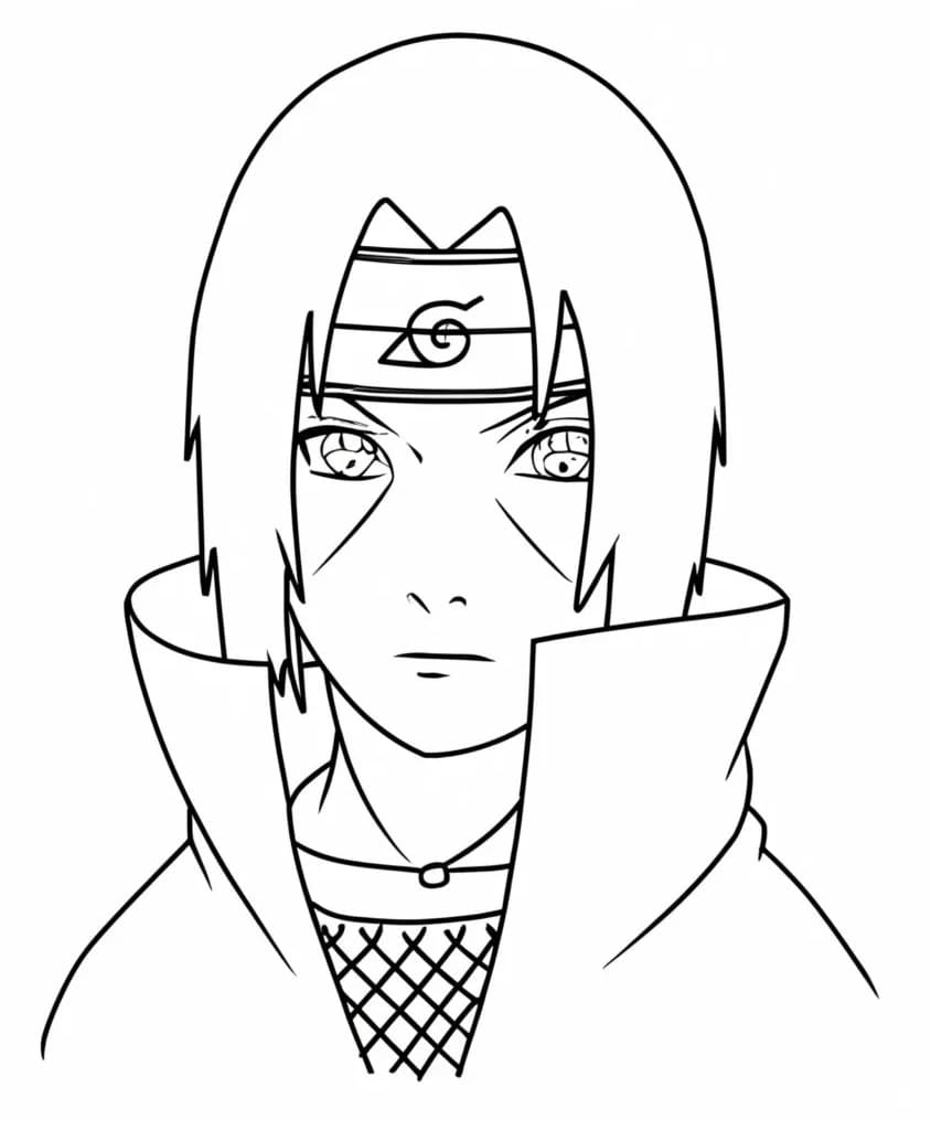 Drawing of Itachi