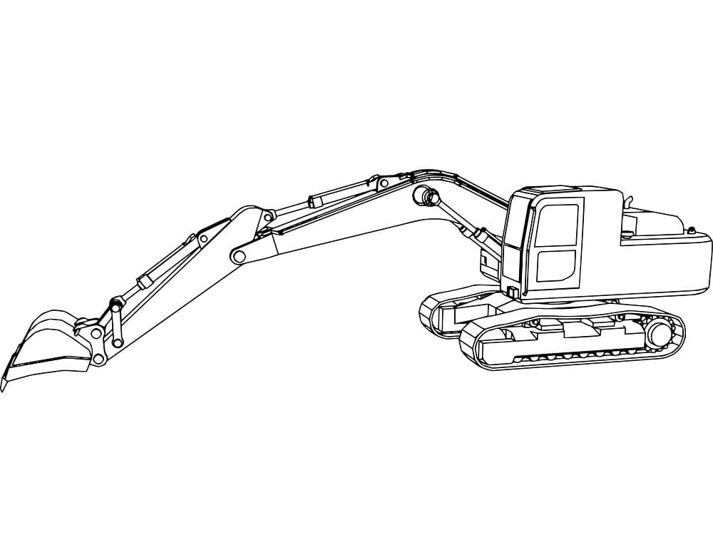 Excavator Printable