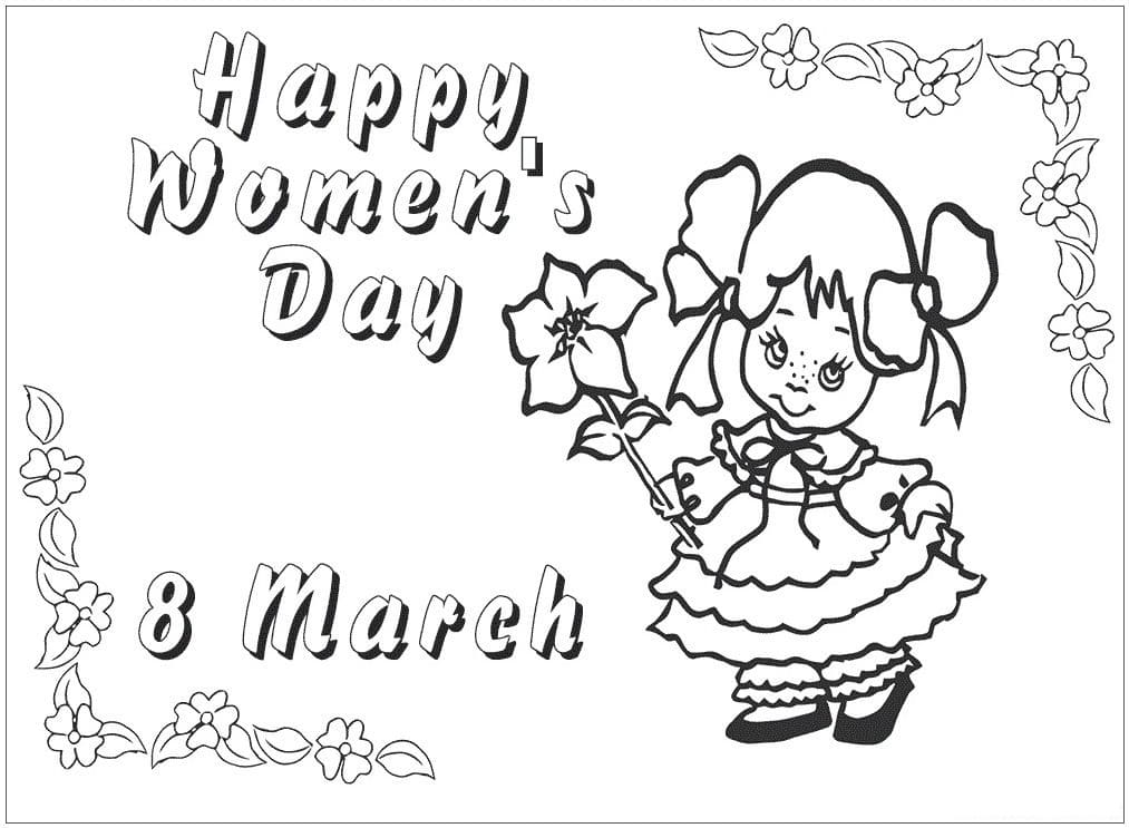 International Women’s Day coloring pages