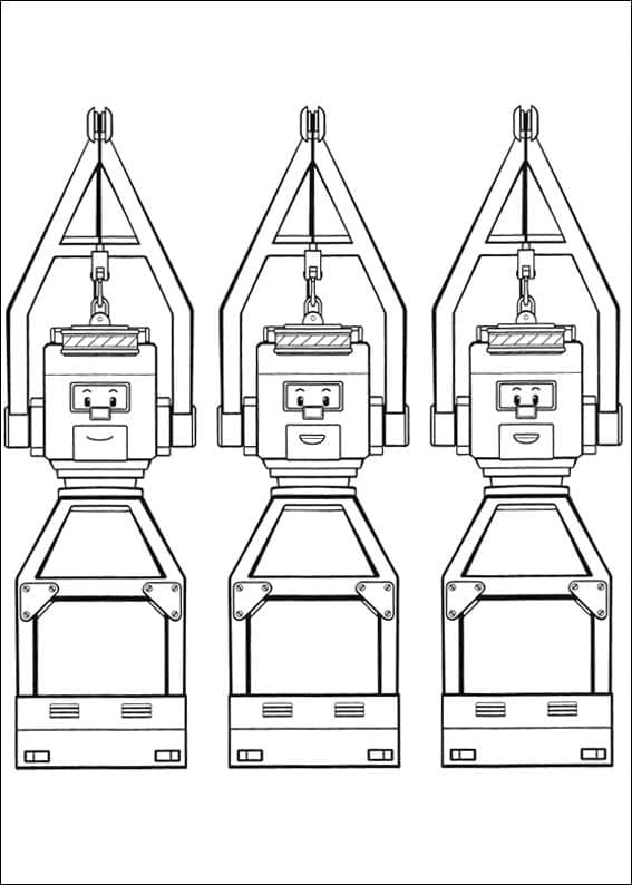 Free Robocar Poli coloring page