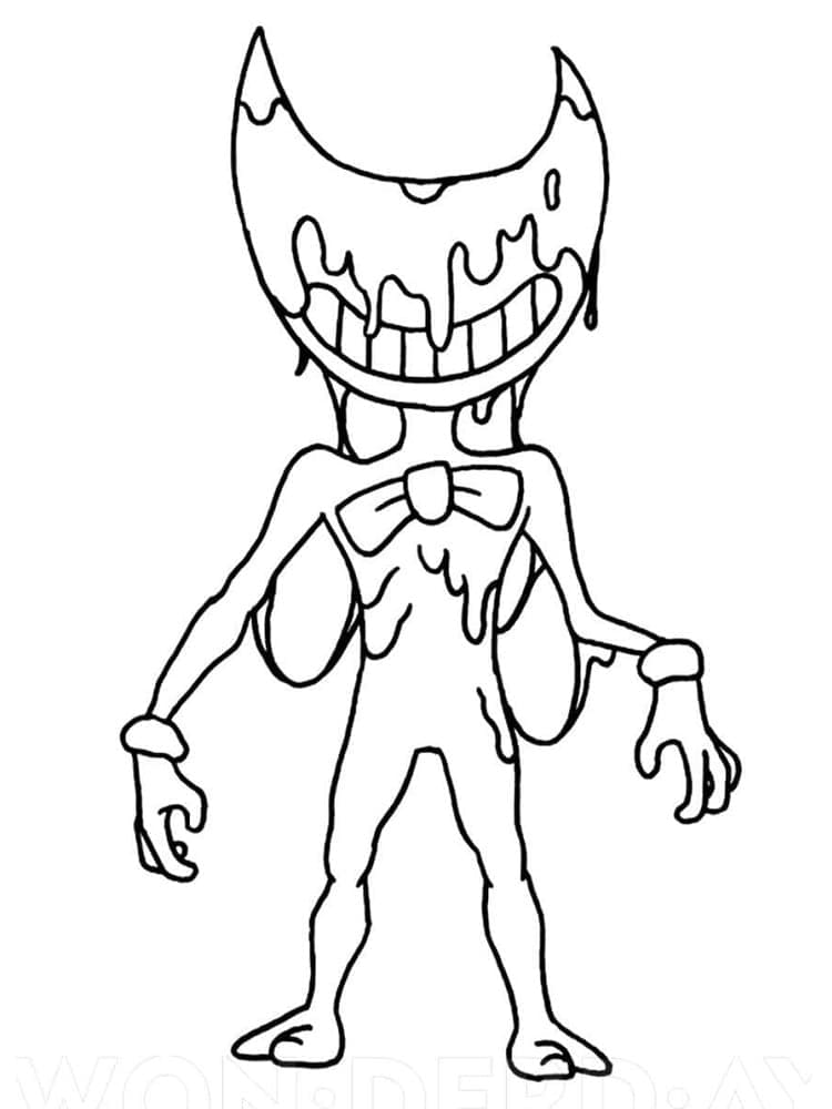 Ink Demon from Bendy coloring page - Download, Print or Color Online ...