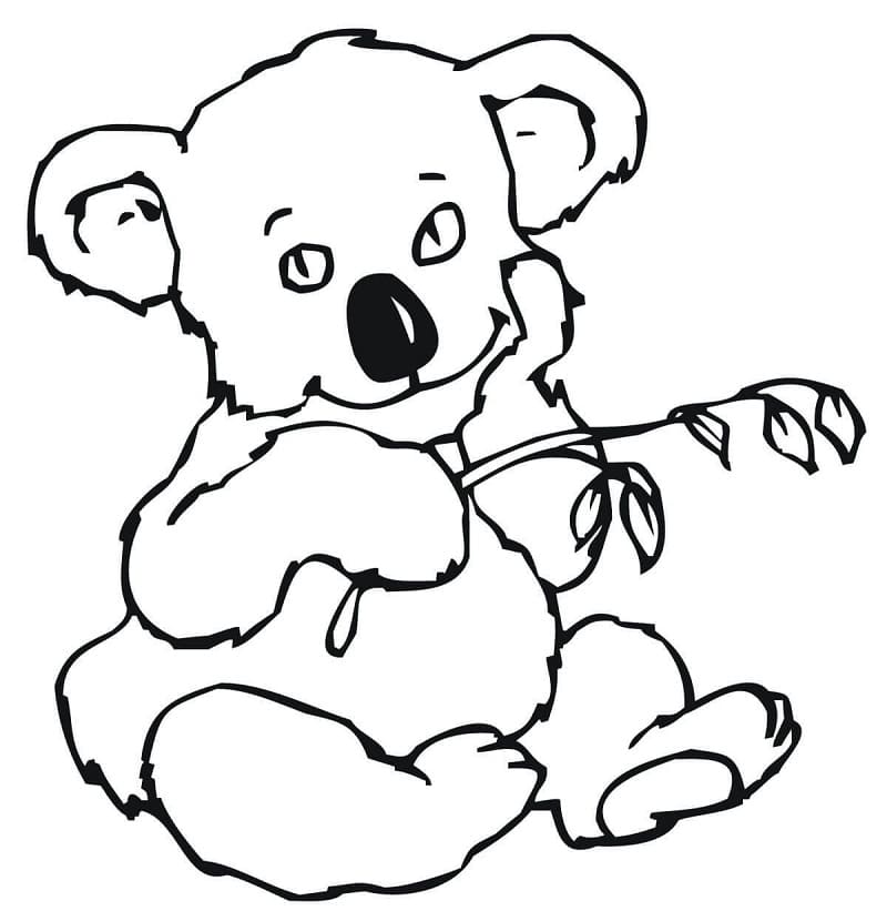 Koala For Free coloring page