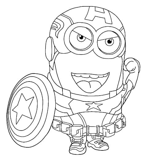 Minion Captain America