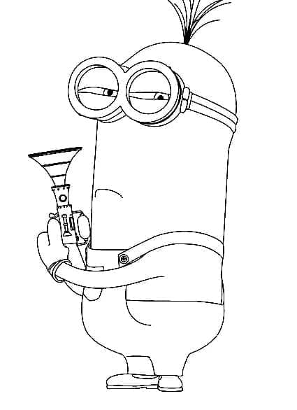 Minion Kevin with Gun