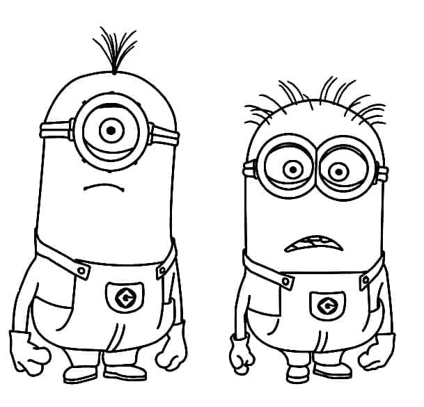 Minion Stuart and Minion Jerry