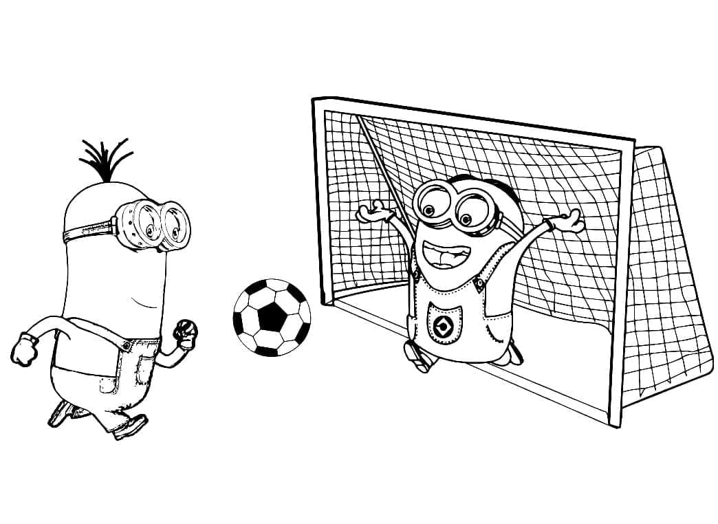 Minions Play Soccer