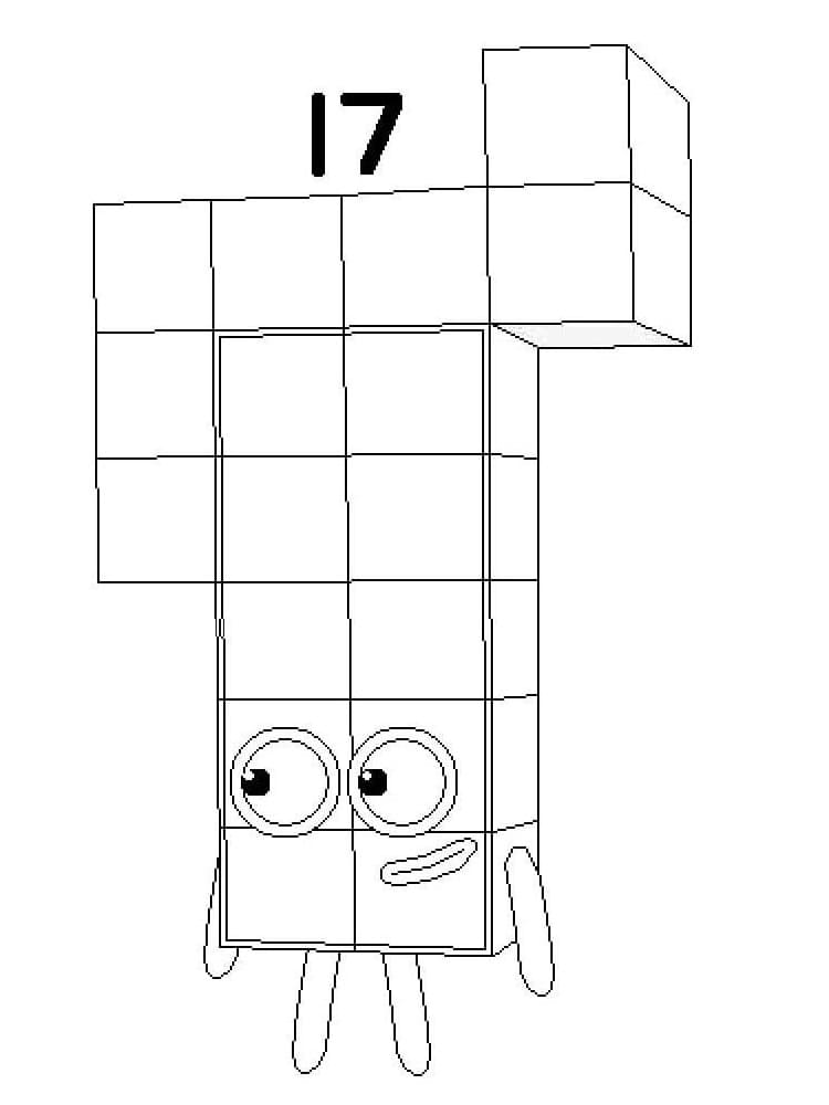 Numberblocks 17