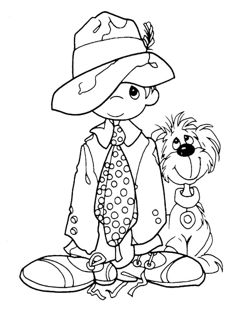 Precious Moments coloring pages