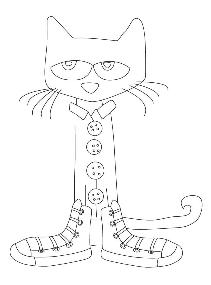 Print Pete The Cat Coloring Page Download Print Or Color Online For Free