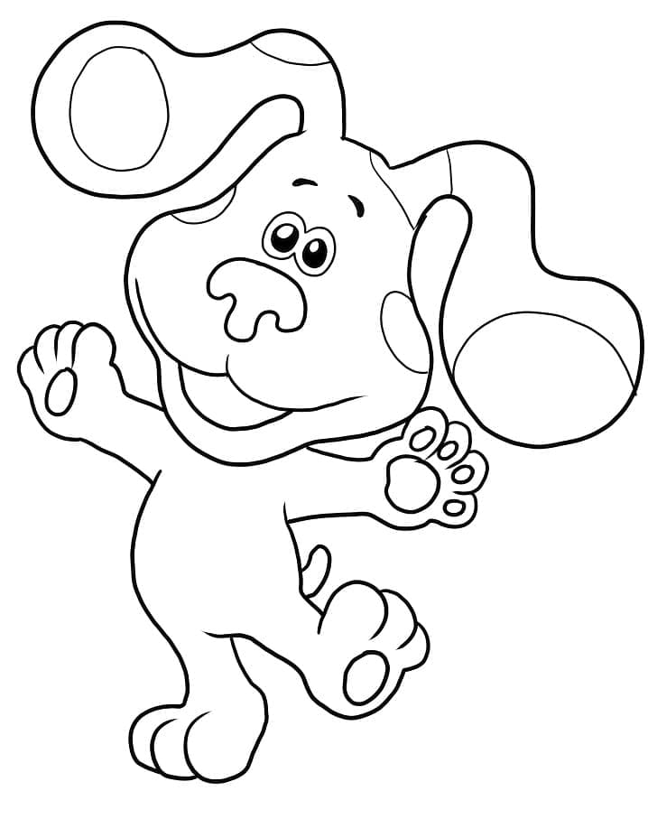 Blue’s Clues coloring page