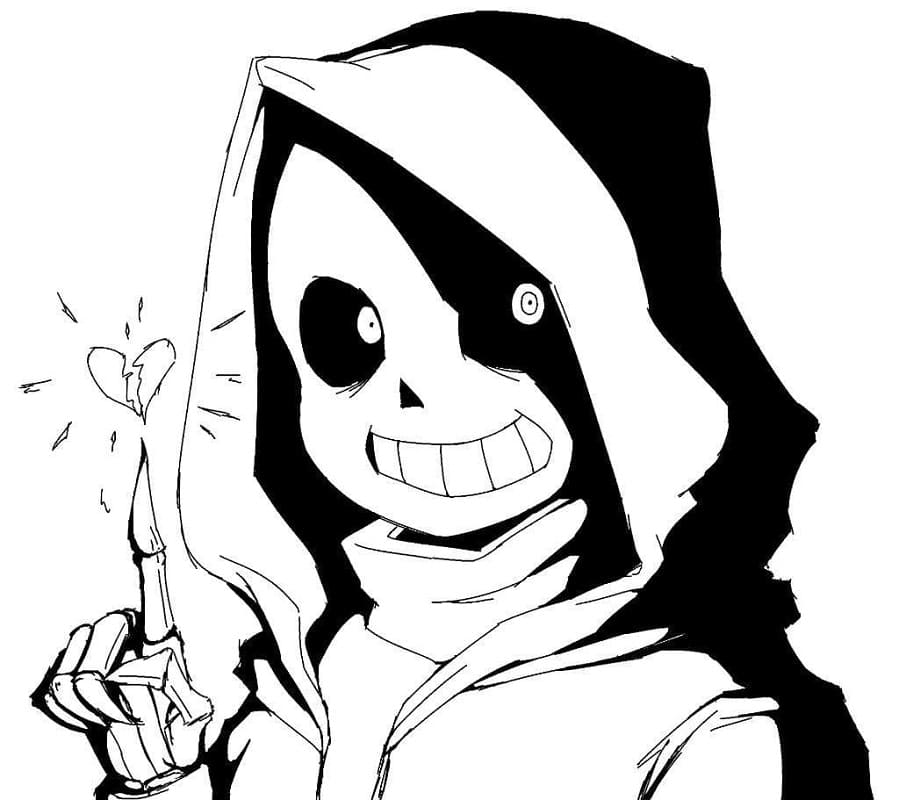 Sans 2 coloring page