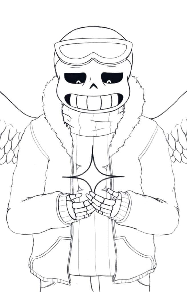 Sans For Free coloring page