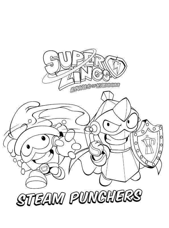 Superzings coloring pages