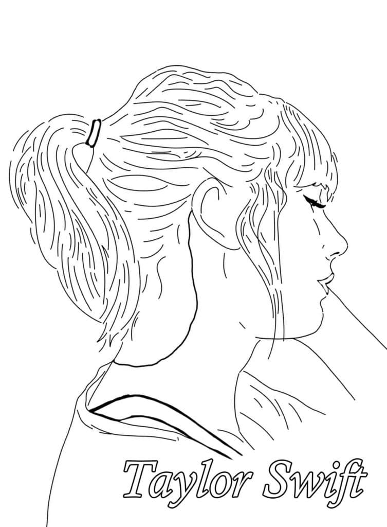 Taylor Swift Sheets coloring page Download Print or Color Online for