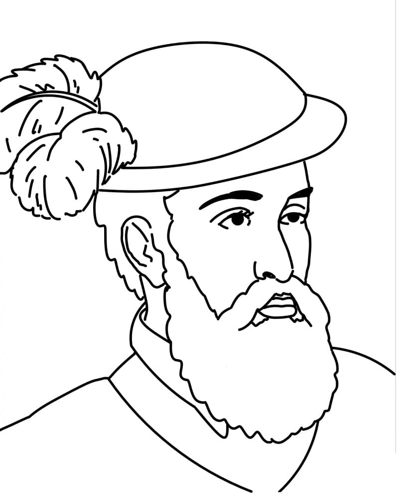 Francisco Pizarro from Spain coloring page - Download, Print or Color ...
