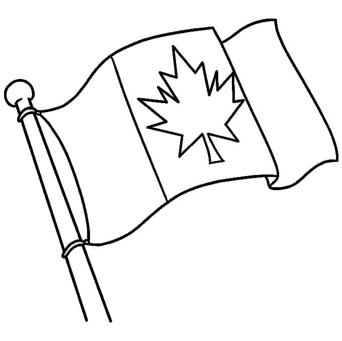 Free Printable Canada Flag coloring page Download Print or Color