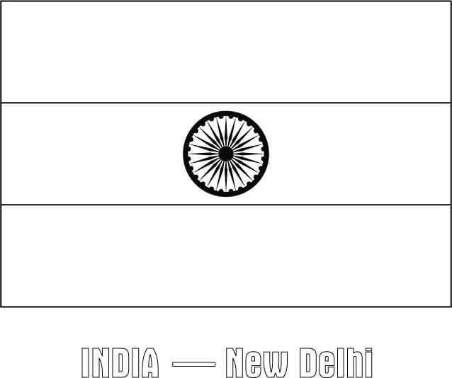 Premium Vector | A close view of the indian flag indian republic day  oneline drawing