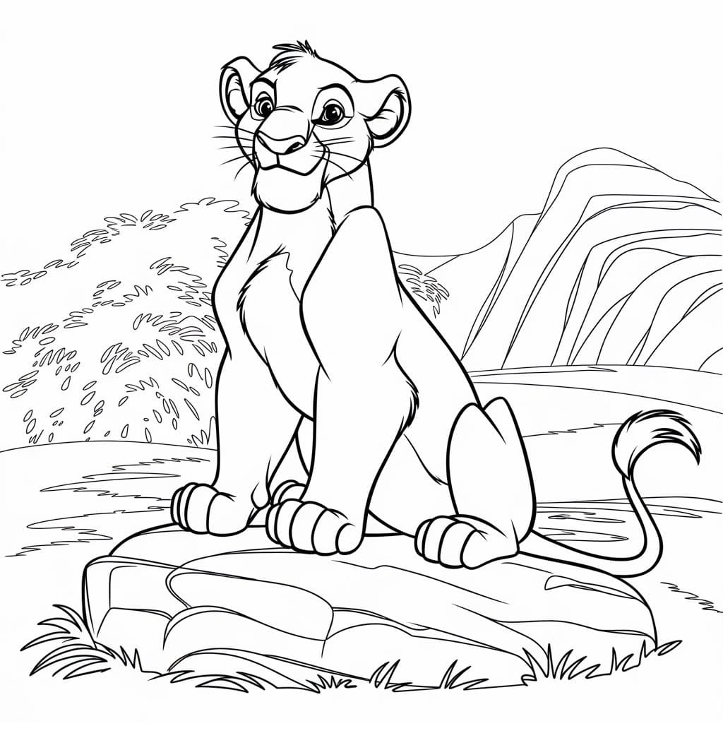 Free The Lion King coloring page