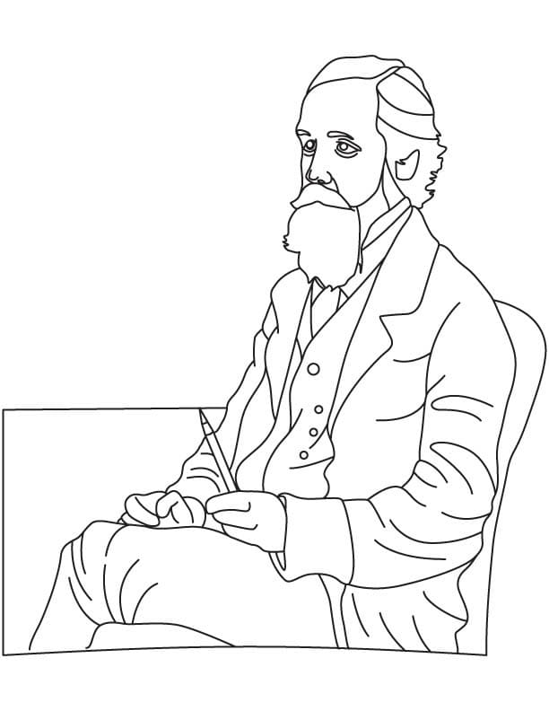 James Maxwell coloring page - Download, Print or Color Online for Free