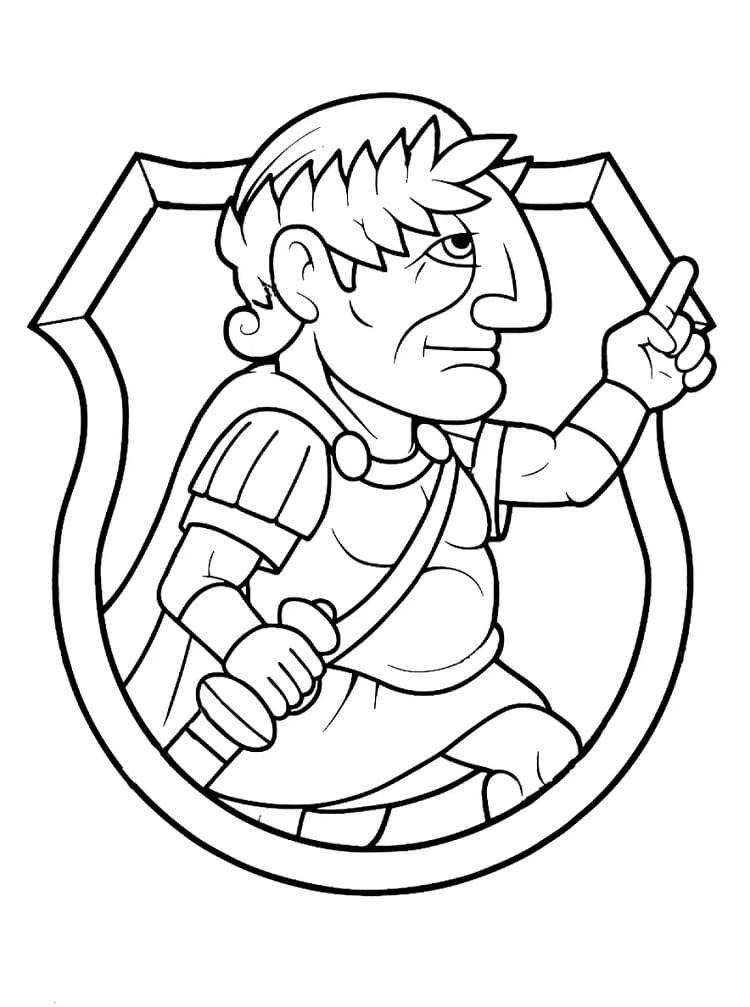 Julius Caesar coloring page - Download, Print or Color Online for Free