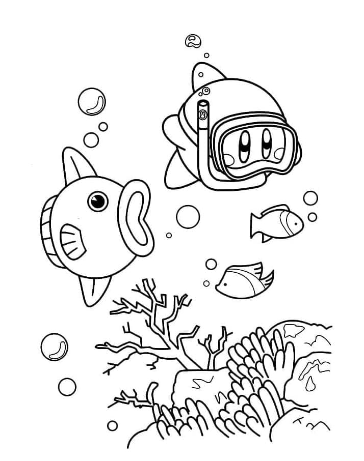 Kirby and Fishes