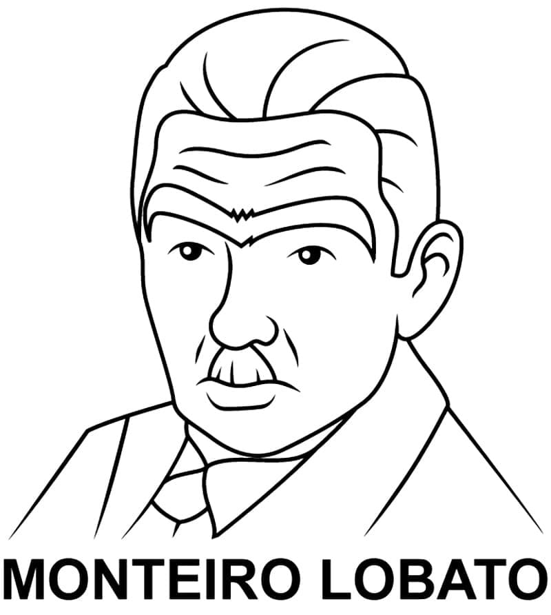 Monteiro Lobato coloring page