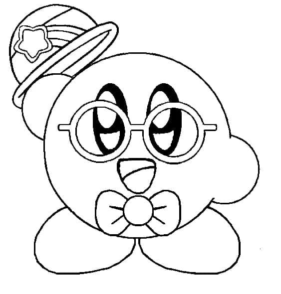 Nice Kirby coloring page