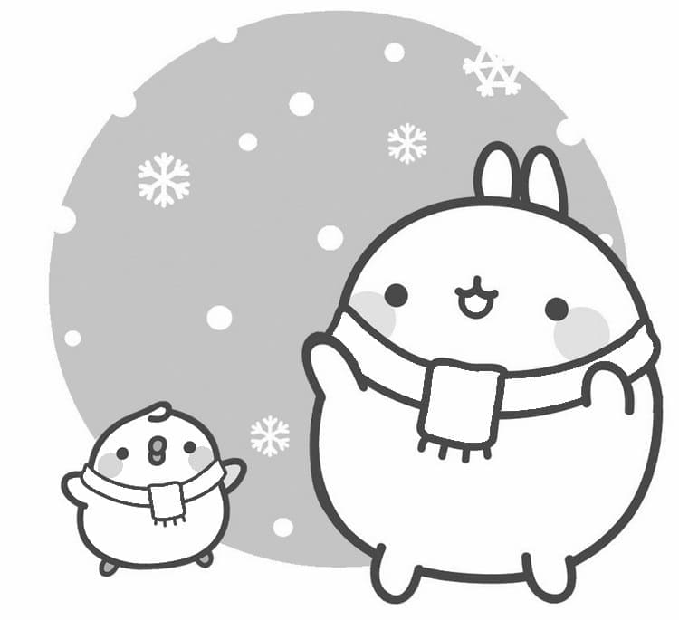 Piu Piu and Molang