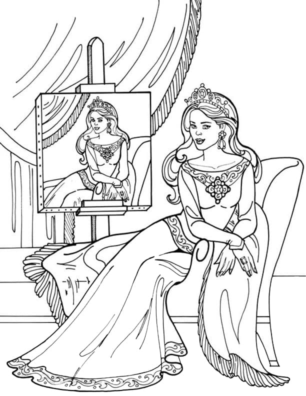 Princess Leonora Image coloring page