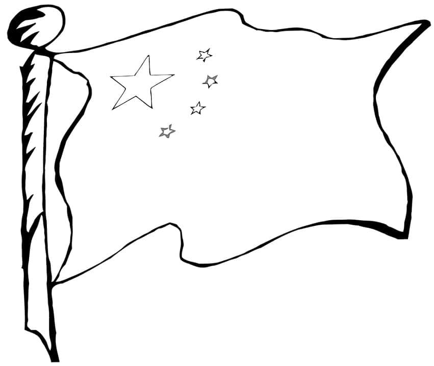 Printable China Flag coloring page - Download, Print or Color Online ...