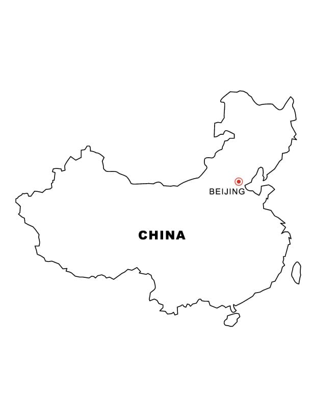 Printable China Map