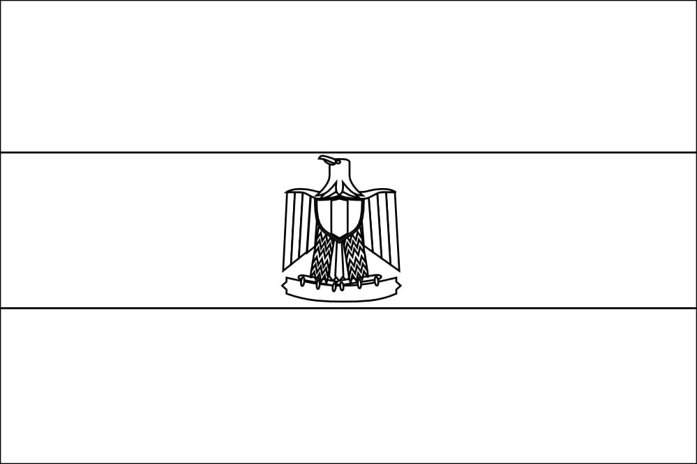 flag-of-egypt-coloring-pages