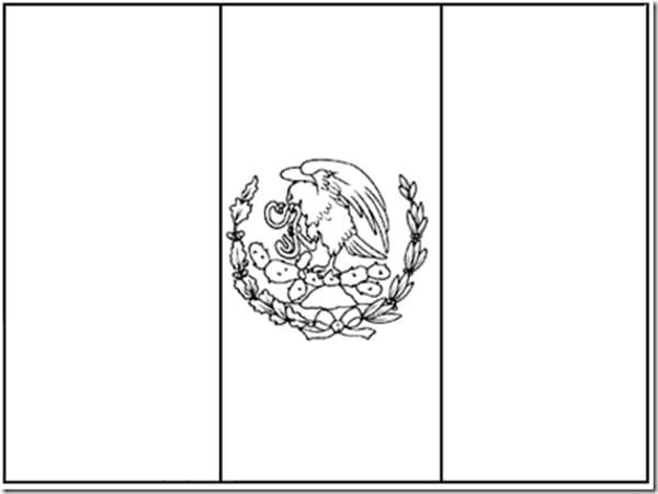Printable Flag of Mexico coloring page - Download, Print or Color ...