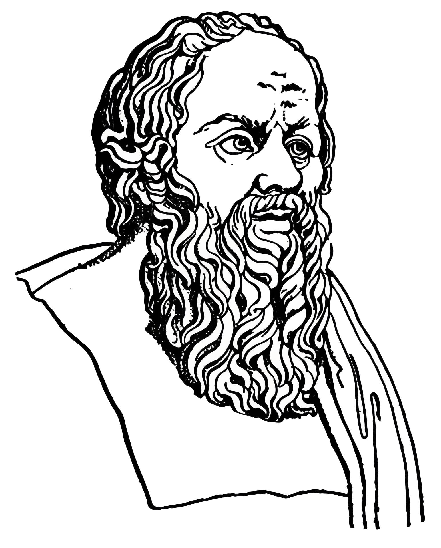 Socrates coloring page - Download, Print or Color Online for Free