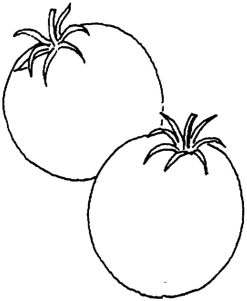 Tomatoes Printable coloring page