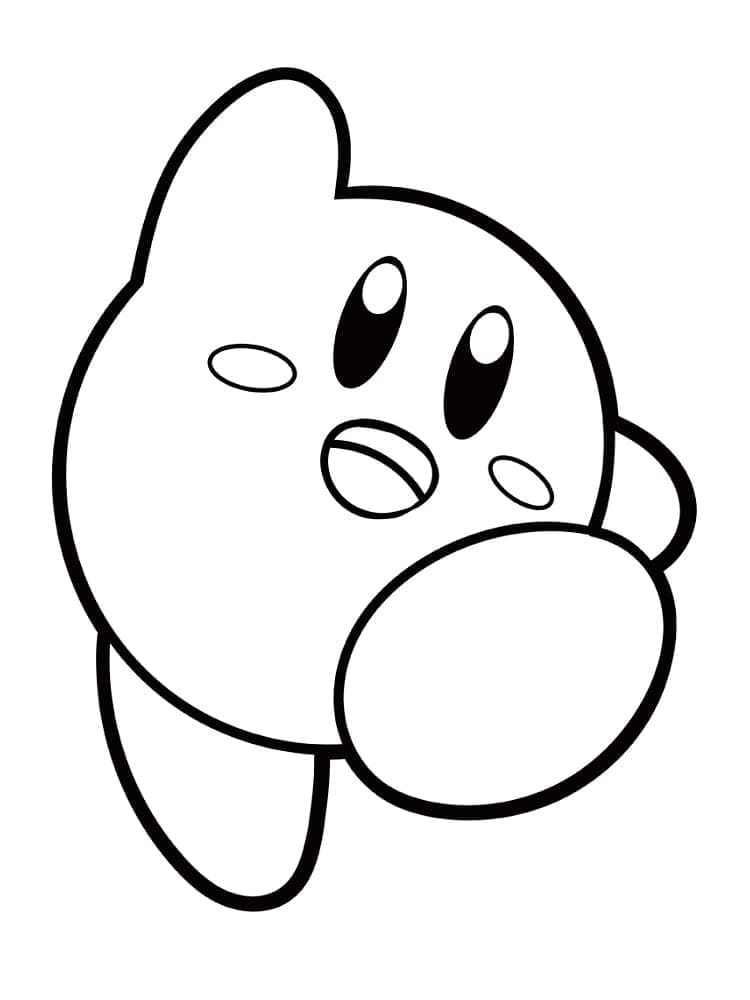 Very Cool Kirby coloring page