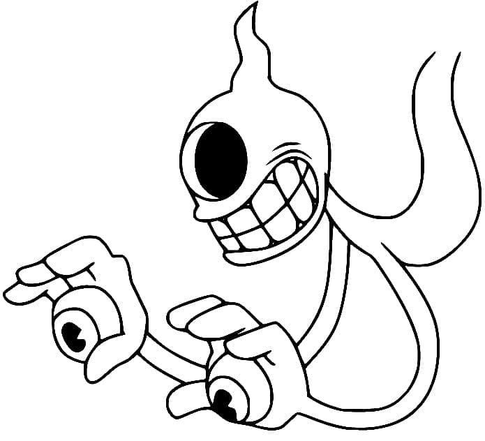 Blind Specter from Cuphead