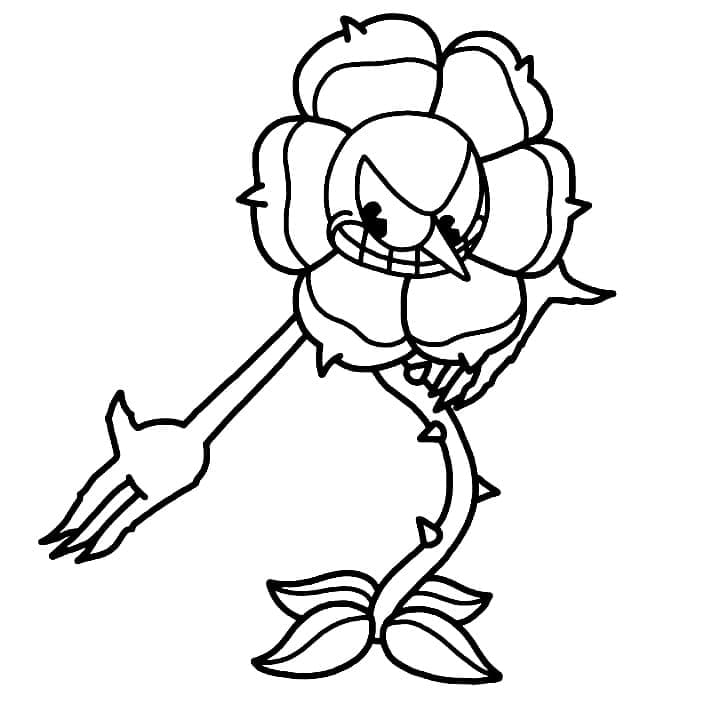 Cagney Carnation in Cuphead