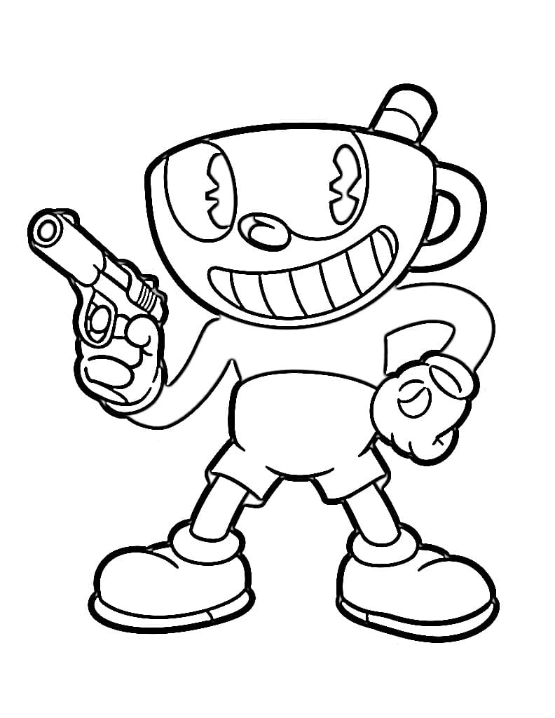 Cuphead and Gun