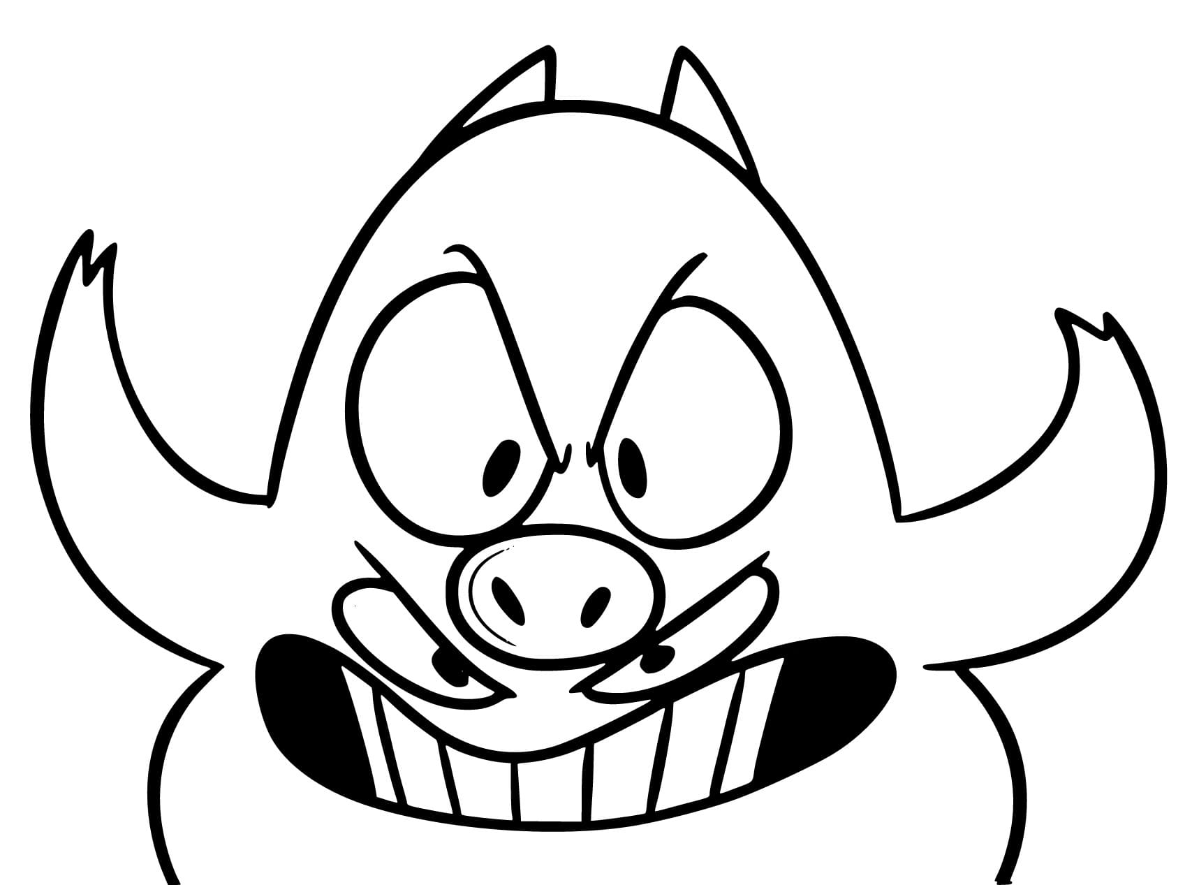 Evil Cheff Pigster coloring page