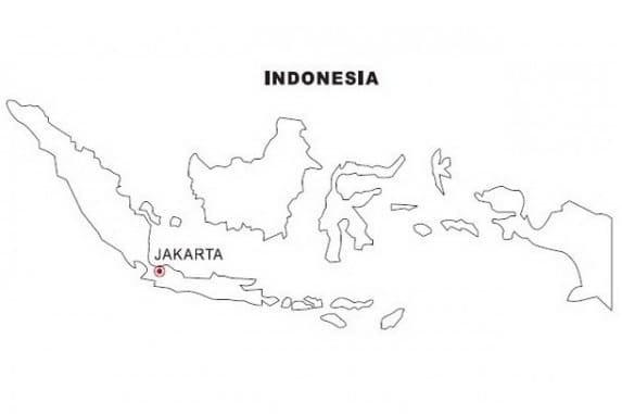 Free Printable Indonesia Map