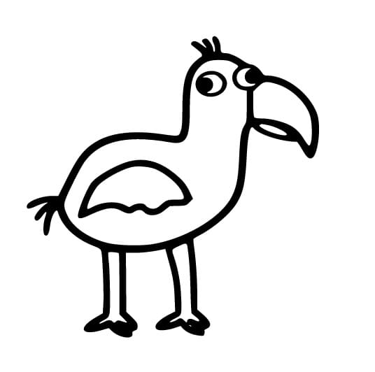 Tarta Bird coloring pages