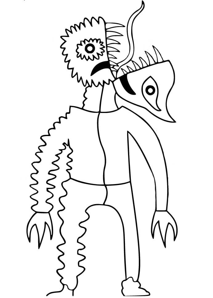 Desenhos de The Jester de Garten of Banban Capítulo 4 para Colorir e  Imprimir 