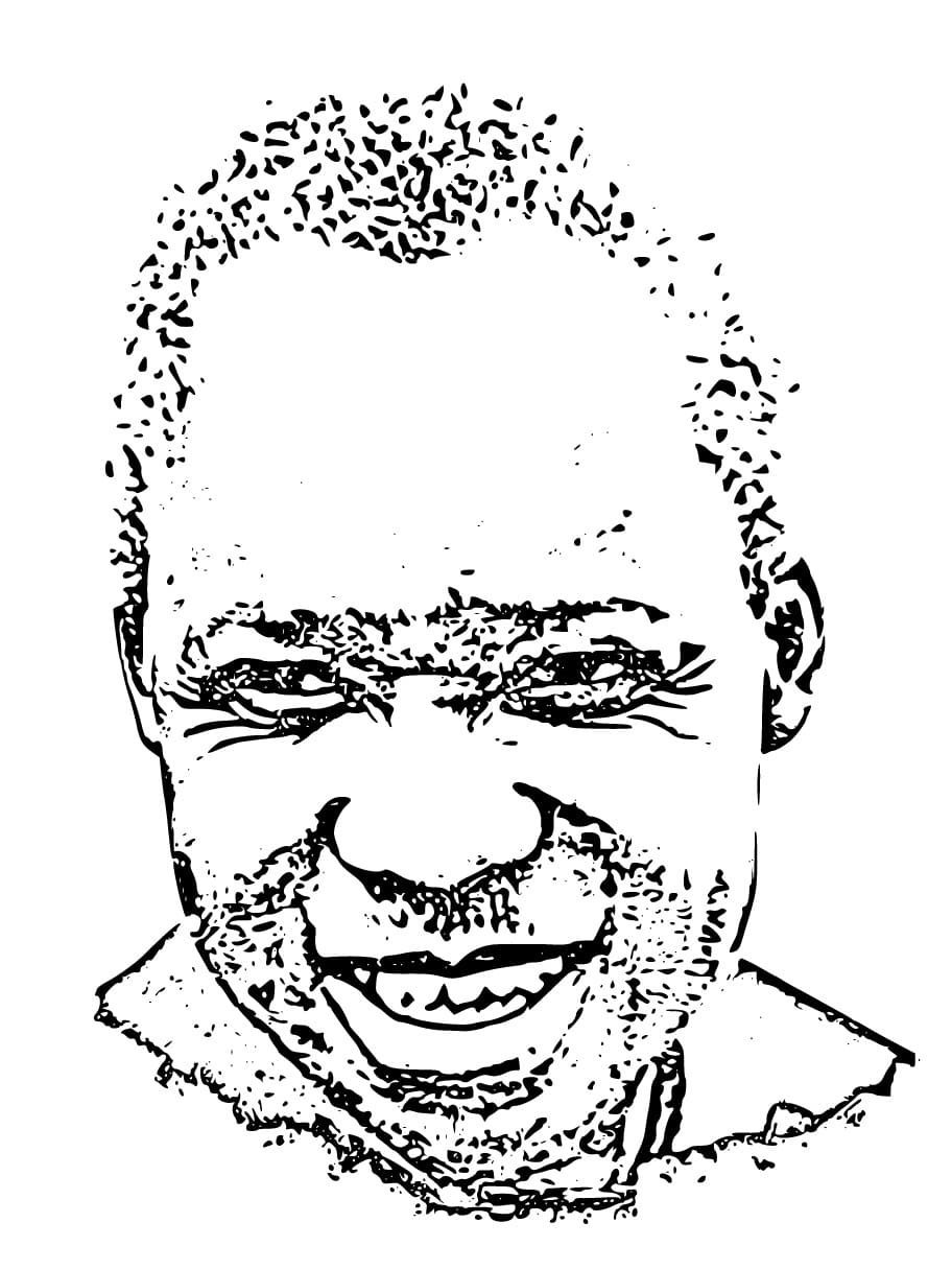 Julius Nyerere coloring page