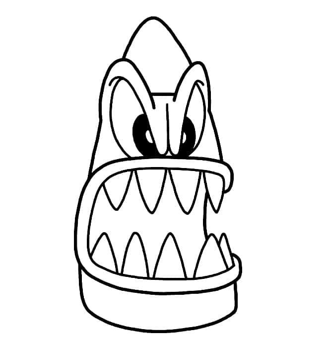 Kernel Von Pop from cuphead coloring page