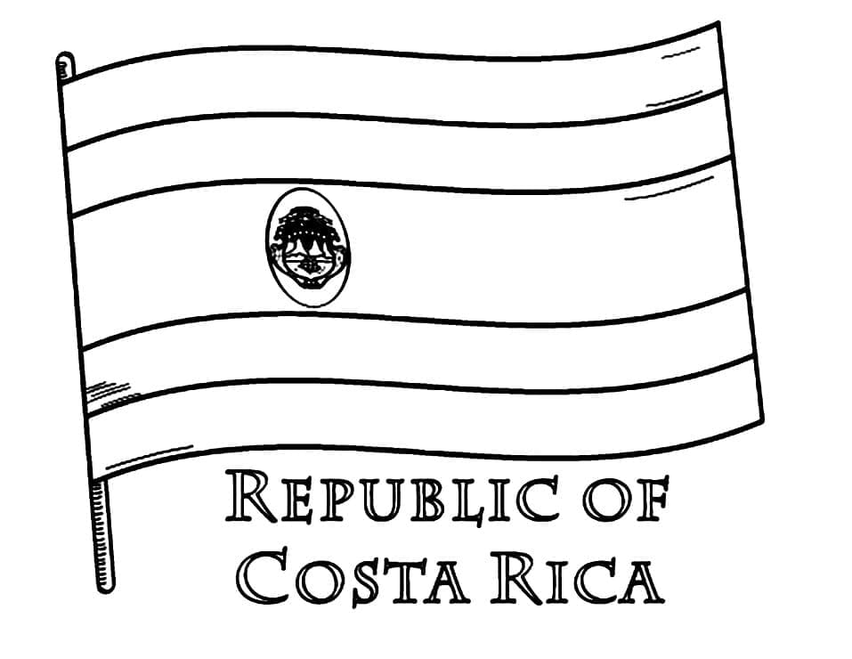 Costa Rica coloring pages - ColoringLib