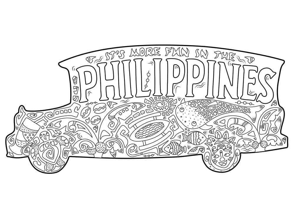 Printable Philippine Jeepney