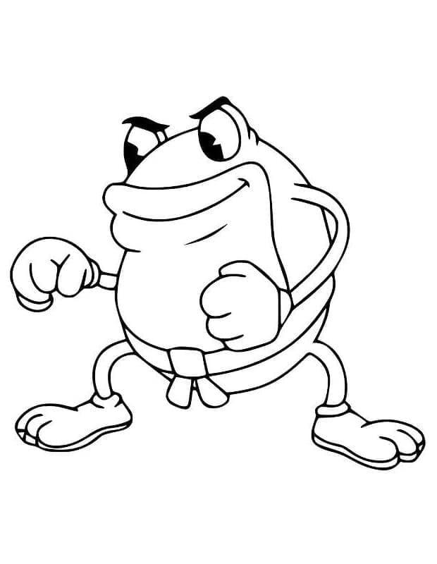 Ribby from Cuphead coloring page