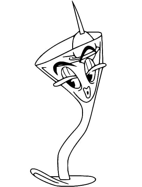 Tipsy Troop from Cuphead coloring page